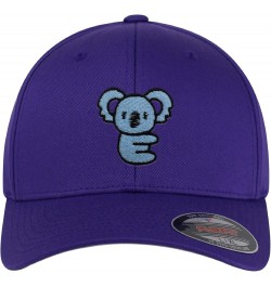 Flexfit Koala Embroidered Baseball Cap Australia Purple $13.19 Baseball Caps