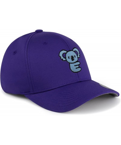 Flexfit Koala Embroidered Baseball Cap Australia Purple $13.19 Baseball Caps