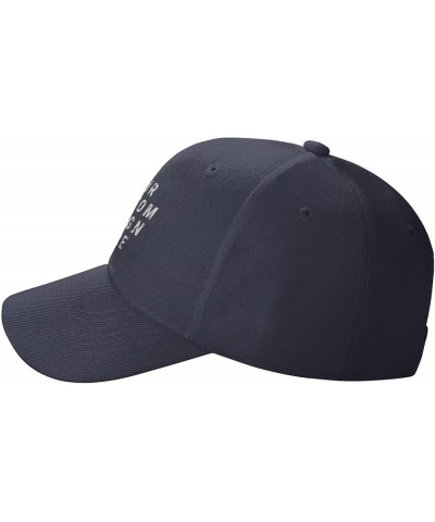 Custom Hats for Men Design Your Own Name Logo Text Image Personalized Baseball Hats Navy Blue $7.91 Baseball Caps