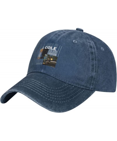 J.Coles Baseball Cap Denim Hat Outdoor Adjustable Classic Unisex Washed Cotton Soft Cap Black Navy Blue $9.10 Baseball Caps