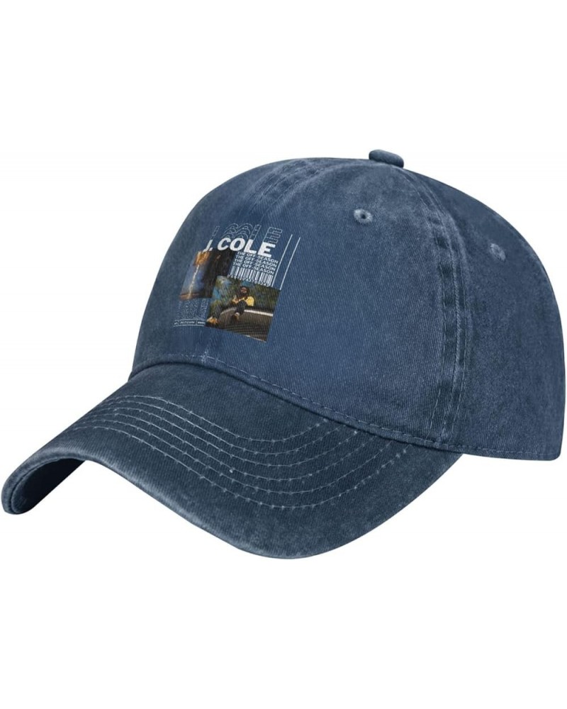 J.Coles Baseball Cap Denim Hat Outdoor Adjustable Classic Unisex Washed Cotton Soft Cap Black Navy Blue $9.10 Baseball Caps