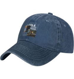 J.Coles Baseball Cap Denim Hat Outdoor Adjustable Classic Unisex Washed Cotton Soft Cap Black Navy Blue $9.10 Baseball Caps