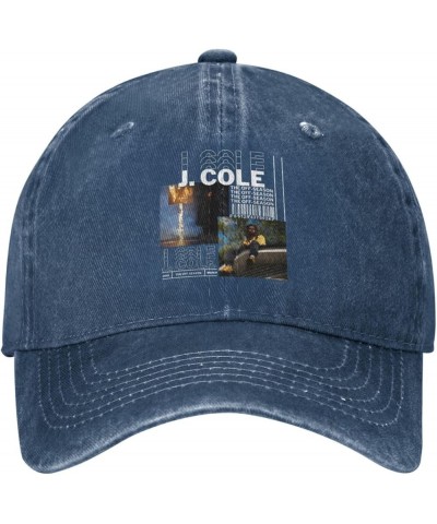 J.Coles Baseball Cap Denim Hat Outdoor Adjustable Classic Unisex Washed Cotton Soft Cap Black Navy Blue $9.10 Baseball Caps