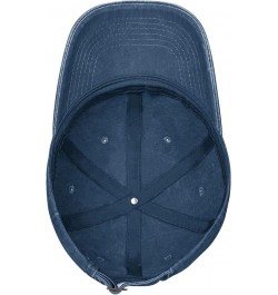 J.Coles Baseball Cap Denim Hat Outdoor Adjustable Classic Unisex Washed Cotton Soft Cap Black Navy Blue $9.10 Baseball Caps