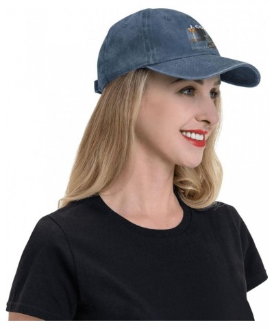 J.Coles Baseball Cap Denim Hat Outdoor Adjustable Classic Unisex Washed Cotton Soft Cap Black Navy Blue $9.10 Baseball Caps