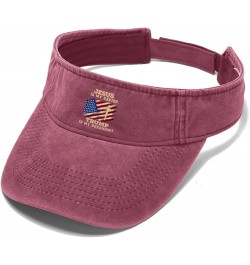 jesuss is My saviorr Trump is My presidentt Hats Sun Visors for Women Running Cap Reversible Visor Deep Rose $9.99 Visors