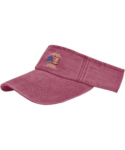 jesuss is My saviorr Trump is My presidentt Hats Sun Visors for Women Running Cap Reversible Visor Deep Rose $9.99 Visors