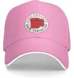 Suny Oneonta Unisex Classic Hat Adjustable Fashion Casquette for Men Women Pink $13.68 Baseball Caps