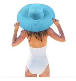 Women's UPF 50+ Sun Hat Wide Brim Beach Hat Packable Travel Bucket Hat for Fishing Hiking Gardening F1-pinkj $8.99 Sun Hats