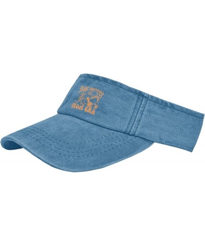 in My Football mom era Cap Sun Visor Hats for Men Visor Lightweight Sun Visor Hats Lake Blue $8.49 Baseball Caps