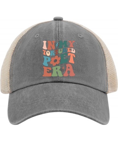 in My Tortured Poet Era Sun Hat America Hat AllBlack Hiking Hat Women Gifts for Girlfriends Sun Hats Gray02 $12.09 Cowboy Hats