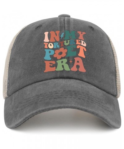 in My Tortured Poet Era Sun Hat America Hat AllBlack Hiking Hat Women Gifts for Girlfriends Sun Hats Gray02 $12.09 Cowboy Hats