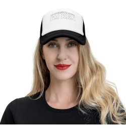 of Course I'm Right I'm Ken Women's Baseball Cap Low Profile Mesh Trucker Cap Adjustable Black $10.49 Baseball Caps