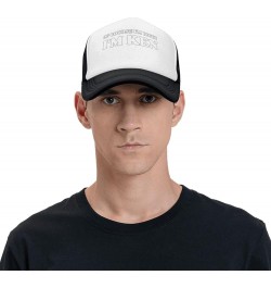 of Course I'm Right I'm Ken Women's Baseball Cap Low Profile Mesh Trucker Cap Adjustable Black $10.49 Baseball Caps