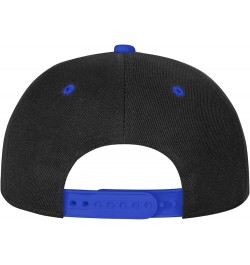 Firehawk and Skull Snapback Hat for Men Women Baseball Cap Trucker Flat Bill Hats Dad Caps Blue $12.12 Baseball Caps