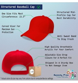 Custom Baseball Cap Model Fashion Acrylic Woman Dad Hats for Men and Women Red Personalized Text Here $14.84 Baseball Caps