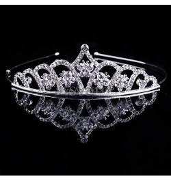 Hair Jewelry Crown Tiaras for Women Crystal Wedding Prom Crown Rhinestone Hair Jewelry Headband Bridal Veil Tiara (Color : 1)...