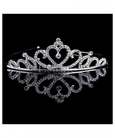 Hair Jewelry Crown Tiaras for Women Crystal Wedding Prom Crown Rhinestone Hair Jewelry Headband Bridal Veil Tiara (Color : 1)...