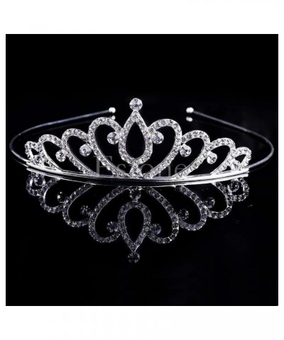 Hair Jewelry Crown Tiaras for Women Crystal Wedding Prom Crown Rhinestone Hair Jewelry Headband Bridal Veil Tiara (Color : 1)...