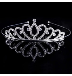 Hair Jewelry Crown Tiaras for Women Crystal Wedding Prom Crown Rhinestone Hair Jewelry Headband Bridal Veil Tiara (Color : 1)...