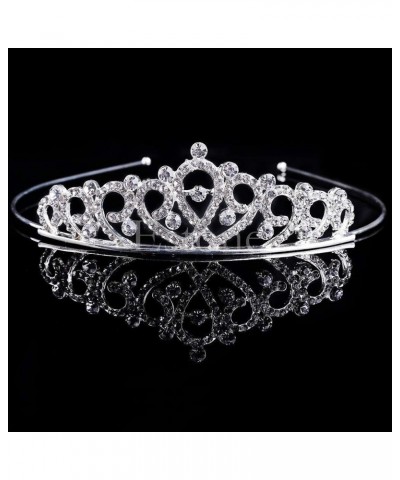 Hair Jewelry Crown Tiaras for Women Crystal Wedding Prom Crown Rhinestone Hair Jewelry Headband Bridal Veil Tiara (Color : 1)...