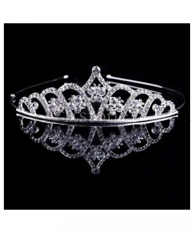 Hair Jewelry Crown Tiaras for Women Crystal Wedding Prom Crown Rhinestone Hair Jewelry Headband Bridal Veil Tiara (Color : 1)...