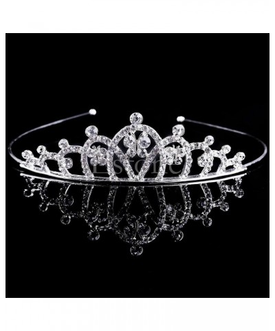 Hair Jewelry Crown Tiaras for Women Crystal Wedding Prom Crown Rhinestone Hair Jewelry Headband Bridal Veil Tiara (Color : 1)...