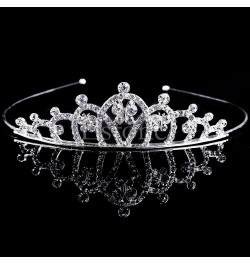 Hair Jewelry Crown Tiaras for Women Crystal Wedding Prom Crown Rhinestone Hair Jewelry Headband Bridal Veil Tiara (Color : 1)...