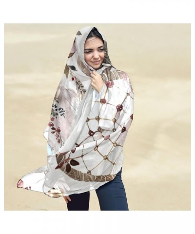 Scarf for Women,Womens Scarves,Silk Hair Head Wrap Scarf Wof2c1cn $12.38 Scarves