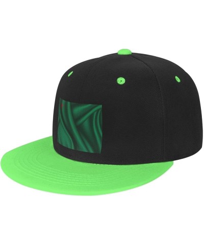 Silk Style Flag of Benin Baseball Cap for Men Women Snapback Hat Adjustable Flat Bill Hats Green $14.34 Baseball Caps