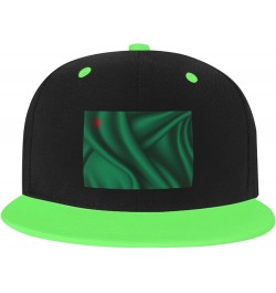 Silk Style Flag of Benin Baseball Cap for Men Women Snapback Hat Adjustable Flat Bill Hats Green $14.34 Baseball Caps