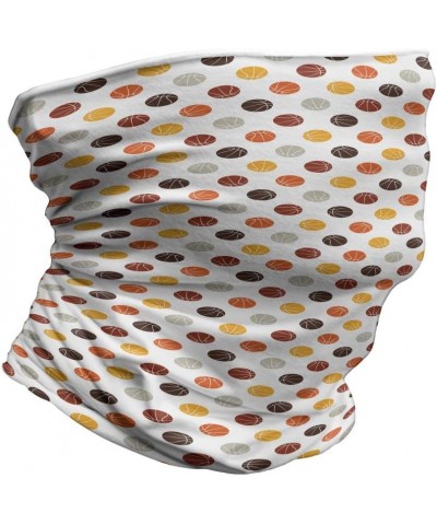 Unisex Multicolor Face and Neck Warmers Earthen Toned Balls $10.61 Scarves