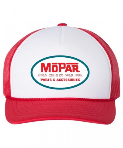 Circa 1954 Logo Trucker Hat - Red White $19.63 Baseball Caps