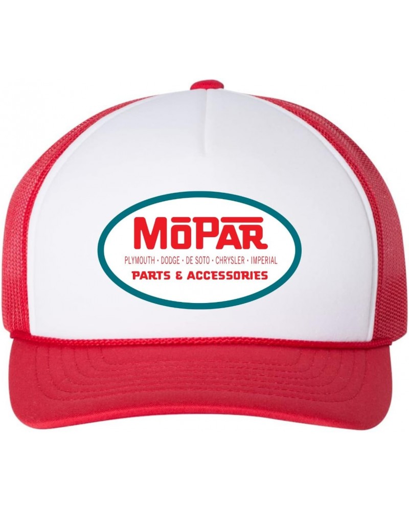 Circa 1954 Logo Trucker Hat - Red White $19.63 Baseball Caps