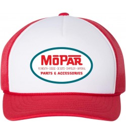 Circa 1954 Logo Trucker Hat - Red White $19.63 Baseball Caps