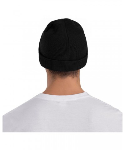 Acrylic Beanie Hats Peter Singer Gabriel Winter Warm Skull Caps Slouchy Knit Hat for Mens Women Gift Outdoor Black $11.20 Sku...