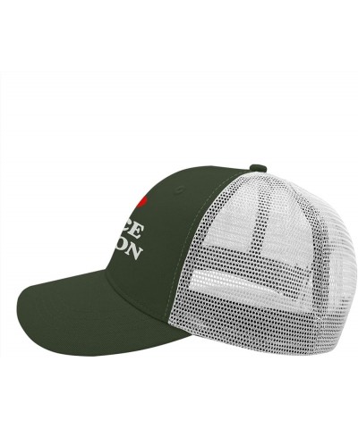 I Love Kayce Duttons Trucker Hat Funny Fashion Caps for Men Caps Breathable Summer Hats Army Green $11.99 Visors