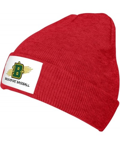 Suny College at Brockport Classic Warm Winter Knit Cap Fleece Lined Beanie Hat Red $9.38 Skullies & Beanies