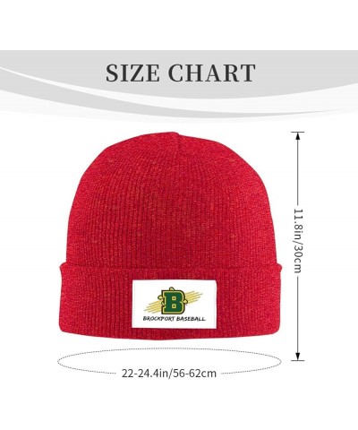 Suny College at Brockport Classic Warm Winter Knit Cap Fleece Lined Beanie Hat Red $9.38 Skullies & Beanies