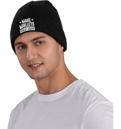 Slouchy Beanie for Women,Make Mullets Great Again Funny Political Humor Knit Skull Cap Warm Winter Hat Black $9.76 Skullies &...