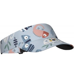 Cute Colorful Animal Visor Hats for Women Adult Unisex Summer Outdoor Sports Ultraviolet Protection Running Cap Cute Chameleo...