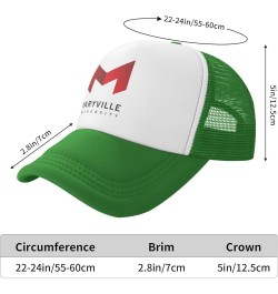 Maryville University Trucker Hats for Both Men and Women - Mesh Baseball Snapback Hats Green $12.38 Baseball Caps