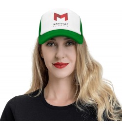 Maryville University Trucker Hats for Both Men and Women - Mesh Baseball Snapback Hats Green $12.38 Baseball Caps