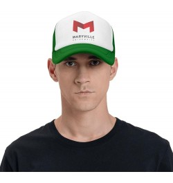 Maryville University Trucker Hats for Both Men and Women - Mesh Baseball Snapback Hats Green $12.38 Baseball Caps