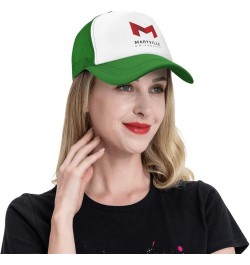 Maryville University Trucker Hats for Both Men and Women - Mesh Baseball Snapback Hats Green $12.38 Baseball Caps