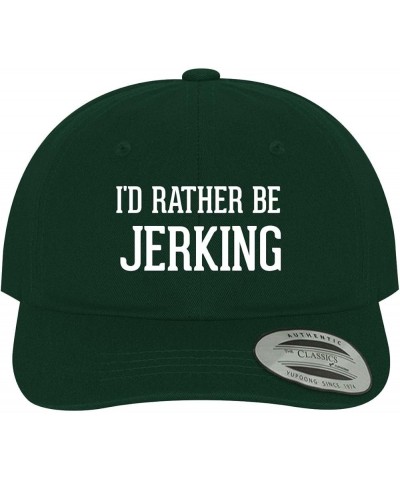 I'd Rather Be Jerking - Soft Dad Hat Baseball Cap Forest $22.76 Baseball Caps