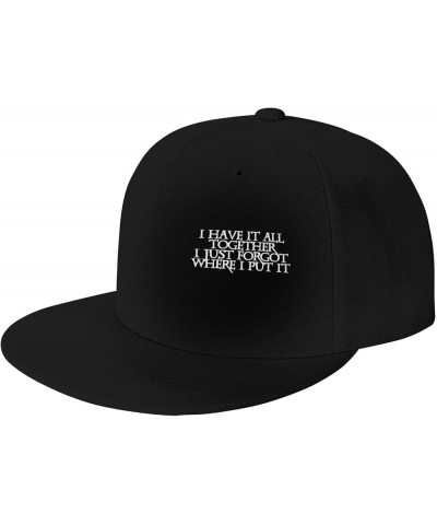 Men Women Baseball Caps All Together I Just Forgot Where I Put It Low Profile Dad Hat Adjustable Casquette Cap,Black Black $9...