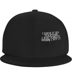 Men Women Baseball Caps All Together I Just Forgot Where I Put It Low Profile Dad Hat Adjustable Casquette Cap,Black Black $9...