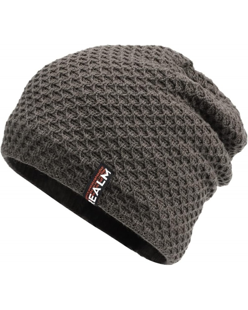 Thick Unisex Mens Lined Warm Hat Knit Winter Baseball Caps Orioles Floppy Hat Coffee $7.78 Skullies & Beanies