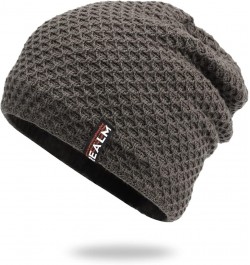 Thick Unisex Mens Lined Warm Hat Knit Winter Baseball Caps Orioles Floppy Hat Coffee $7.78 Skullies & Beanies